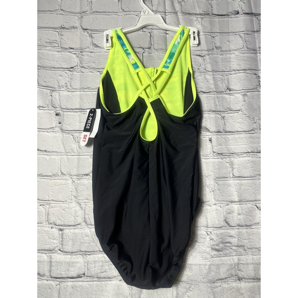 Swimsuit Set Girl's Zeroxposure Size 16 2 Piece Matching Suit & Shorts - Picture 2 of 7